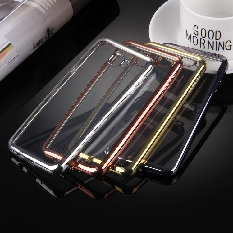 For Galaxy J7 Prime Electroplating Soft TPU Protective Cover Case