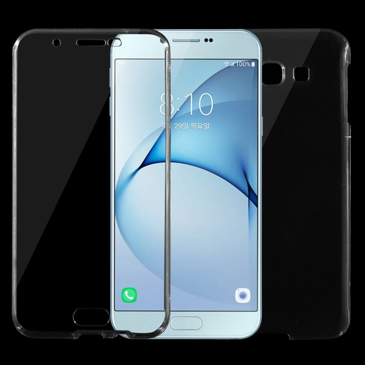 For Galaxy A8 / A800 0.75mm Double-sided Ultra-thin Transparent TPU Protective Case