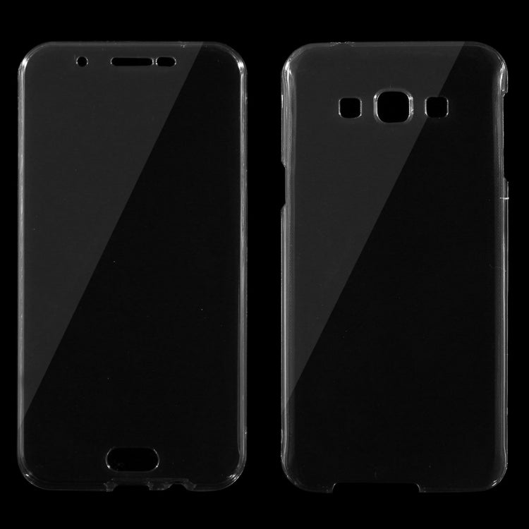 For Galaxy A8 / A800 0.75mm Double-sided Ultra-thin Transparent TPU Protective Case