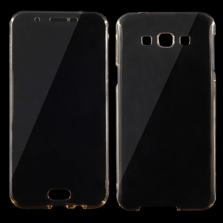 For Galaxy A8 / A800 0.75mm Double-sided Ultra-thin Transparent TPU Protective Case