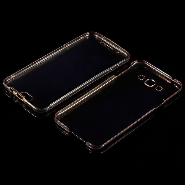 For Galaxy A8 / A800 0.75mm Double-sided Ultra-thin Transparent TPU Protective Case