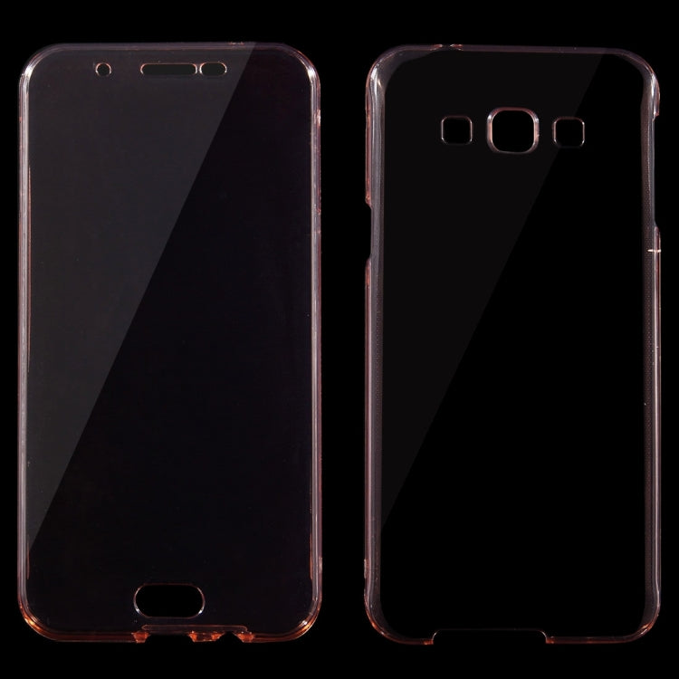 For Galaxy A8 / A800 0.75mm Double-sided Ultra-thin Transparent TPU Protective Case