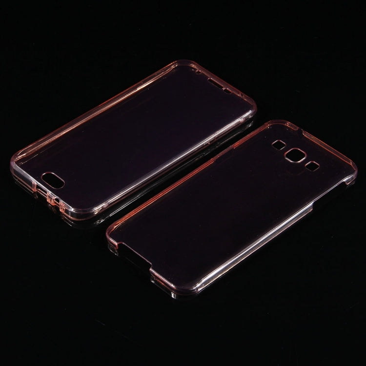 For Galaxy A8 / A800 0.75mm Double-sided Ultra-thin Transparent TPU Protective Case