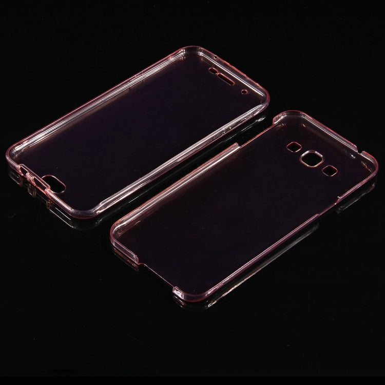 For Galaxy A8 / A800 0.75mm Double-sided Ultra-thin Transparent TPU Protective Case