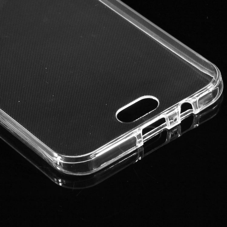 For Galaxy A8 / A800 0.75mm Double-sided Ultra-thin Transparent TPU Protective Case