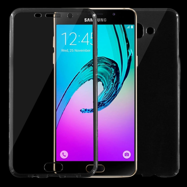 For Galaxy A9 / A900 0.75mm Double-sided Ultra-thin Transparent TPU Protective Case