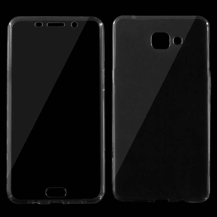 For Galaxy A9 / A900 0.75mm Double-sided Ultra-thin Transparent TPU Protective Case