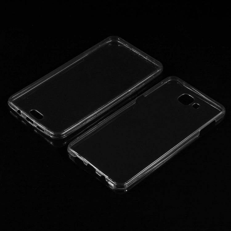 For Galaxy A9 / A900 0.75mm Double-sided Ultra-thin Transparent TPU Protective Case