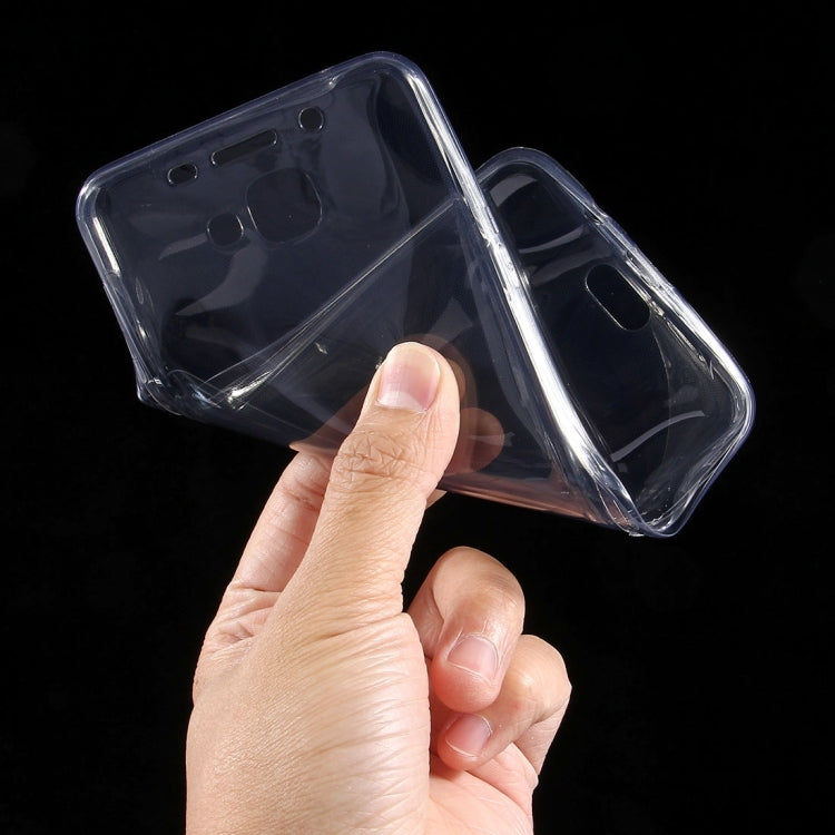 For Galaxy A9 / A900 0.75mm Double-sided Ultra-thin Transparent TPU Protective Case