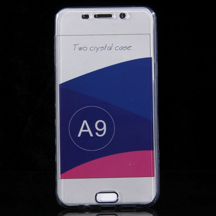 For Galaxy A9 / A900 0.75mm Double-sided Ultra-thin Transparent TPU Protective Case