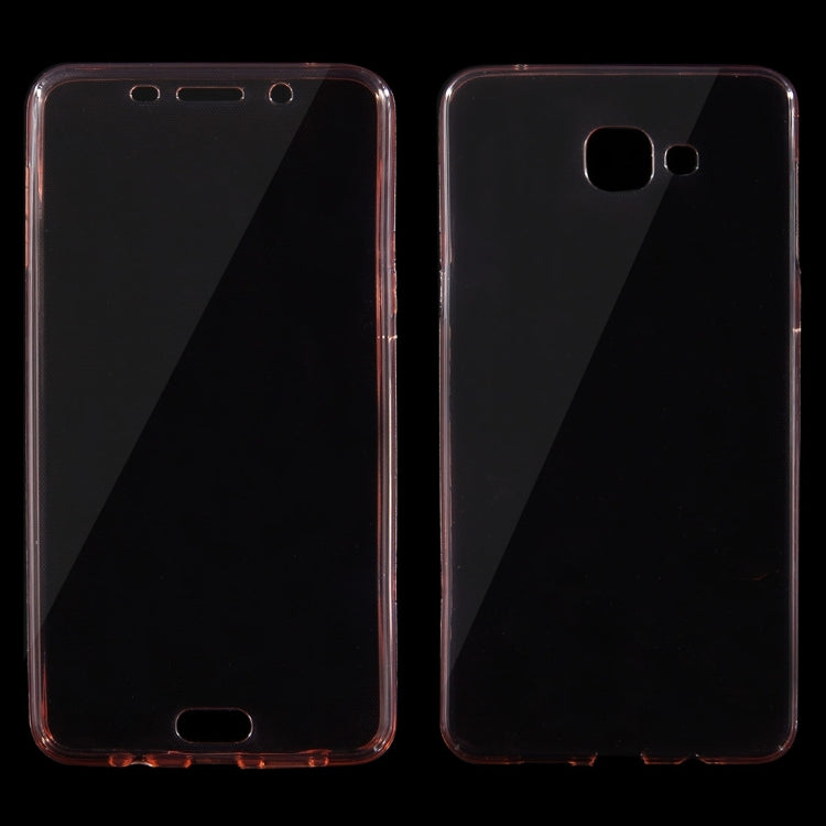 For Galaxy A9 / A900 0.75mm Double-sided Ultra-thin Transparent TPU Protective Case
