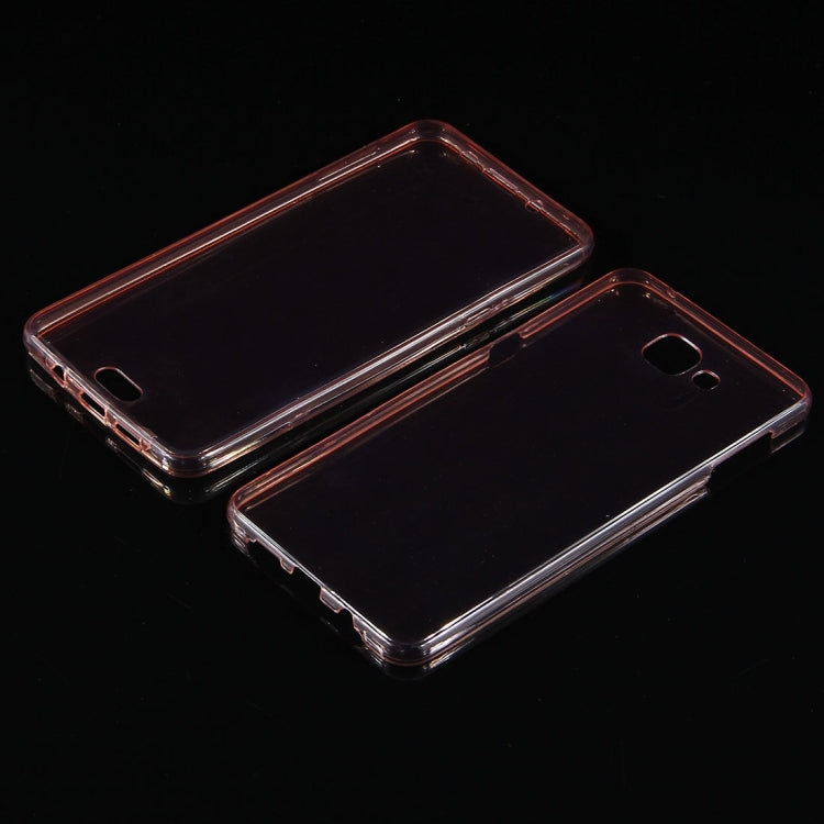 For Galaxy A9 / A900 0.75mm Double-sided Ultra-thin Transparent TPU Protective Case