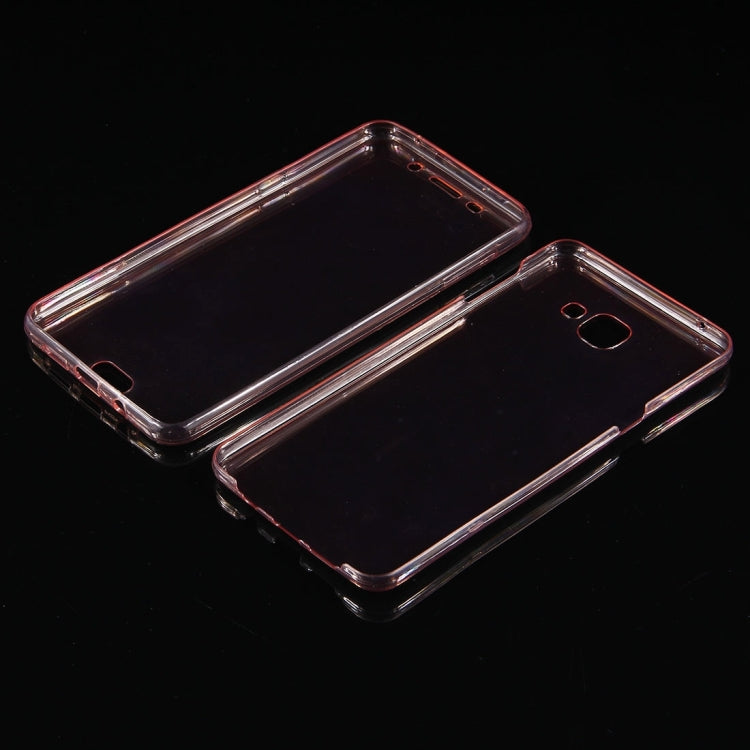 For Galaxy A9 / A900 0.75mm Double-sided Ultra-thin Transparent TPU Protective Case