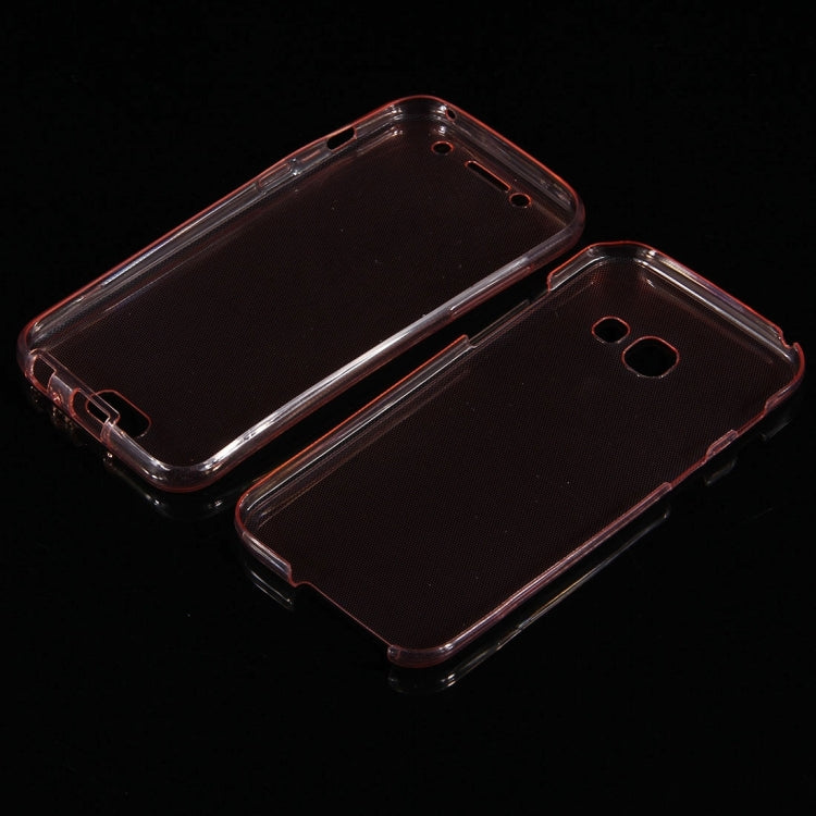 For Galaxy A3 (2017) / A320 0.75mm Double-sided Ultra-thin Transparent TPU Protective Case