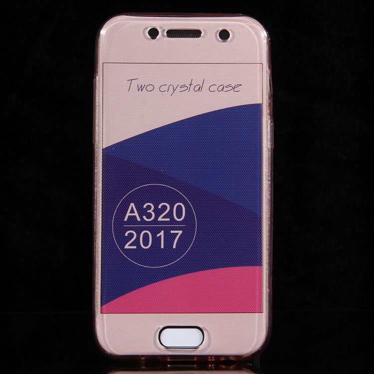For Galaxy A3 (2017) / A320 0.75mm Double-sided Ultra-thin Transparent TPU Protective Case