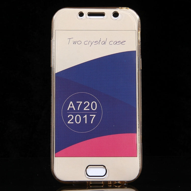 For Galaxy A7 (2017) / A720 0.75mm Double-sided Ultra-thin Transparent TPU Protective Case