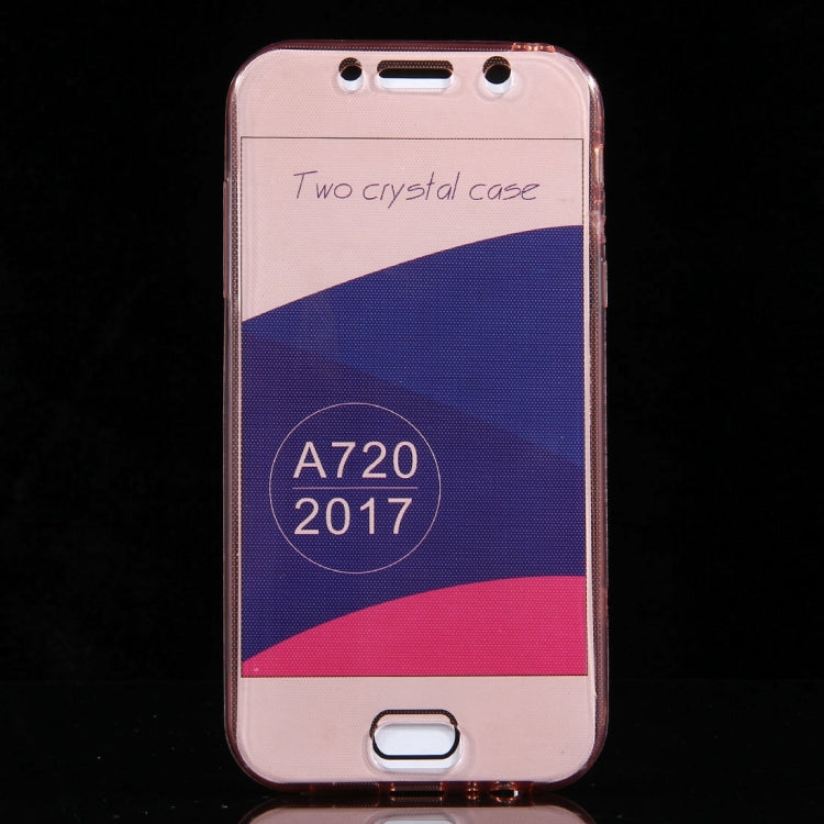 For Galaxy A7 (2017) / A720 0.75mm Double-sided Ultra-thin Transparent TPU Protective Case