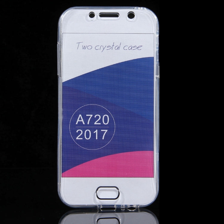 For Galaxy A7 (2017) / A720 0.75mm Double-sided Ultra-thin Transparent TPU Protective Case