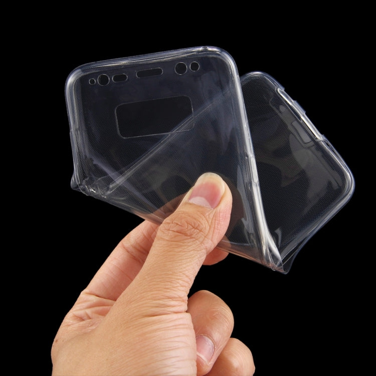 For Galaxy S8 + / G9550 0.75mm Double-sided Ultra-thin Transparent TPU Protective Case