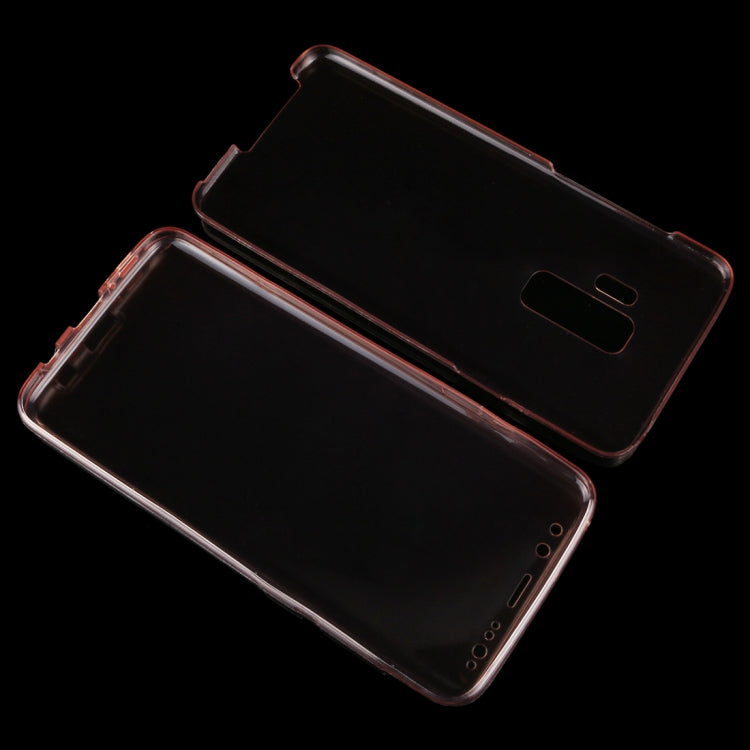 For Galaxy S9+ 0.75mm Double-sided Ultra-thin Transparent TPU Protective Case