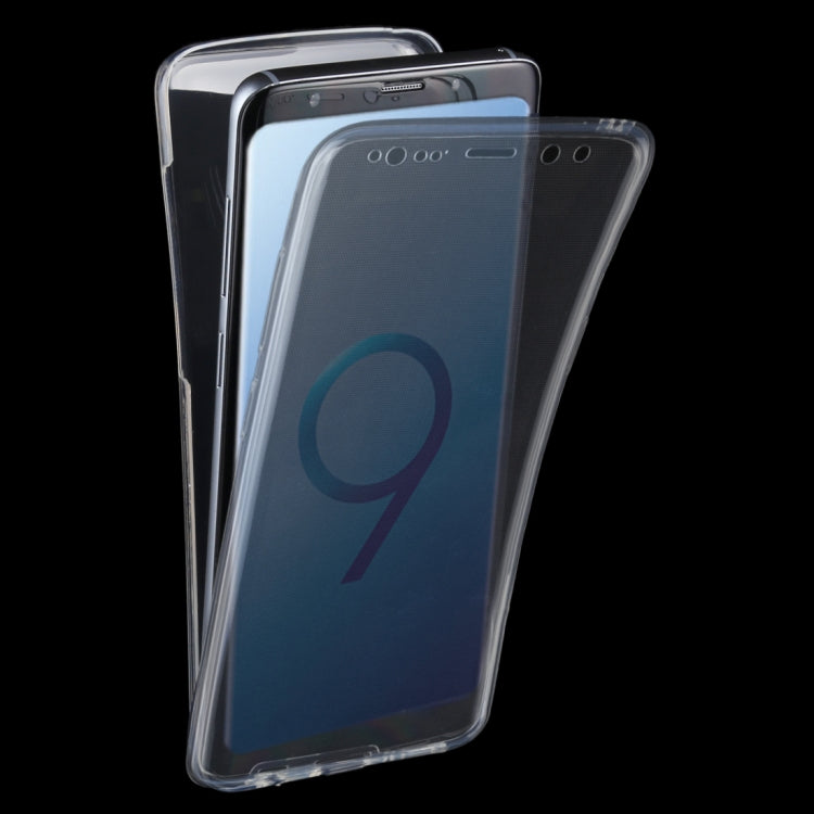 For Galaxy S9+ 0.75mm Double-sided Ultra-thin Transparent TPU Protective Case