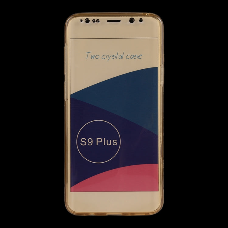 For Galaxy S9+ 0.75mm Double-sided Ultra-thin Transparent TPU Protective Case