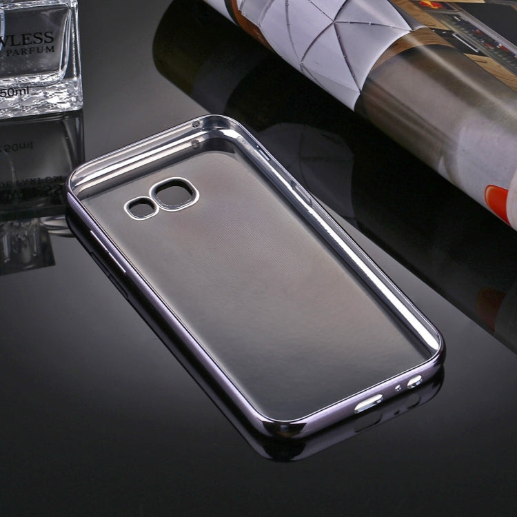 For Galaxy A3 (2017) / A320 Electroplating Frame Soft TPU Protective Case