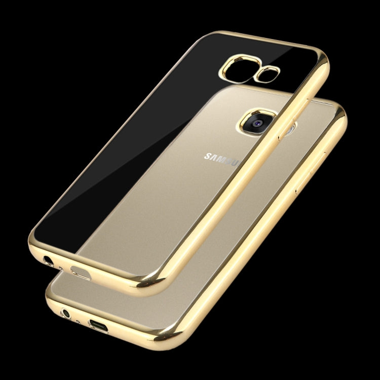 For Galaxy A7 (2017) / A720 Electroplating Frame Soft TPU Protective Case