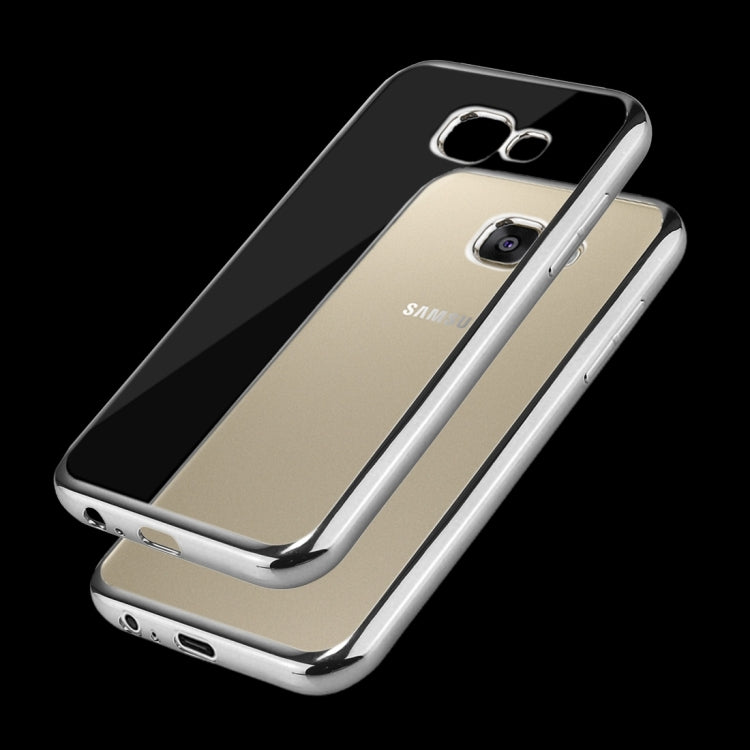 For Galaxy A7 (2017) / A720 Electroplating Frame Soft TPU Protective Case