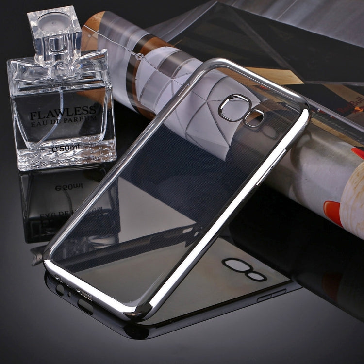 For Galaxy A7 (2017) / A720 Electroplating Frame Soft TPU Protective Case