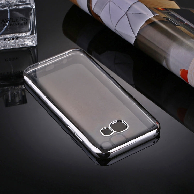 For Galaxy A7 (2017) / A720 Electroplating Frame Soft TPU Protective Case