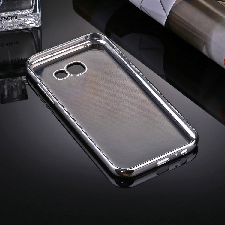 For Galaxy A7 (2017) / A720 Electroplating Frame Soft TPU Protective Case