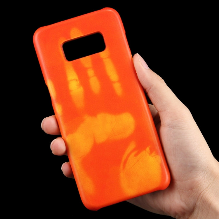 For Galaxy S8 Paste Skin + PC Thermal Sensor Discoloration Protective Back Cover Case