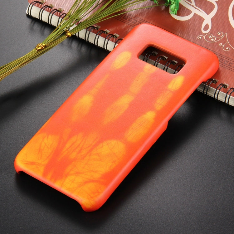 For Galaxy S8 Paste Skin + PC Thermal Sensor Discoloration Protective Back Cover Case