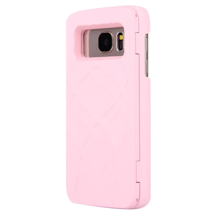 For Galaxy S7 / G930 Back Cover Style Mirror Hard Case with Card Slot