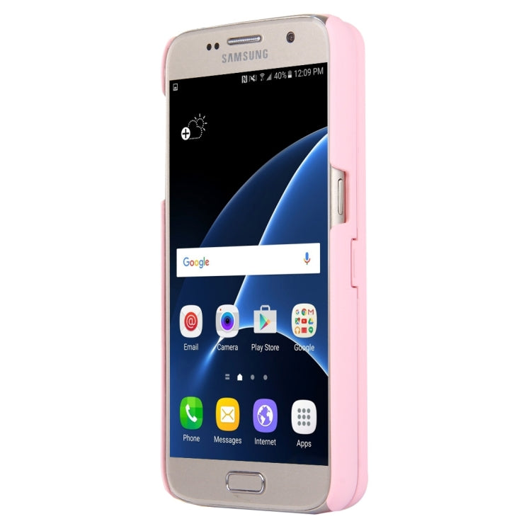 For Galaxy S7 / G930 Back Cover Style Mirror Hard Case with Card Slot