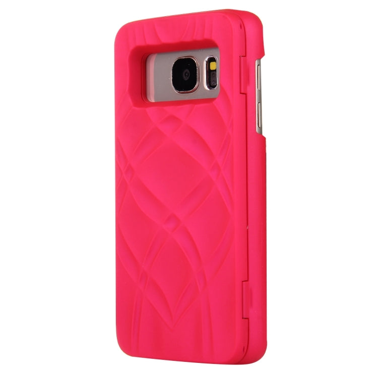 For Galaxy S7 / G930 Back Cover Style Mirror Hard Case with Card Slot