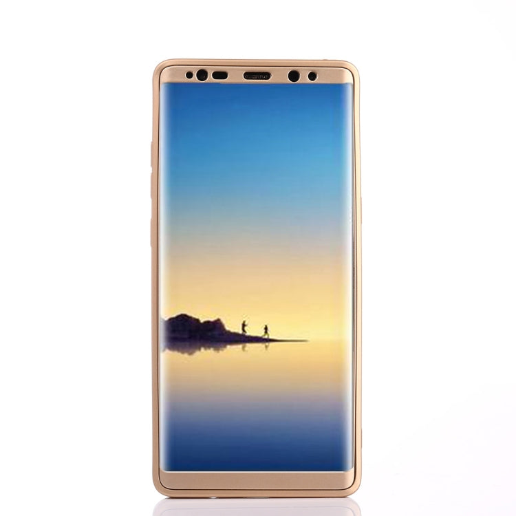For Galaxy Note 8 PU + PC 360 Degree Full Coverage Combination Protective Back Cover Case