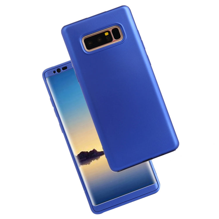 For Galaxy Note 8 PU + PC 360 Degree Full Coverage Combination Protective Back Cover Case