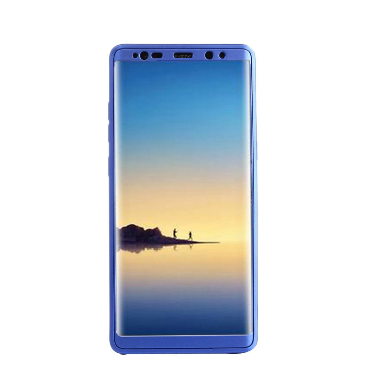 For Galaxy Note 8 PU + PC 360 Degree Full Coverage Combination Protective Back Cover Case