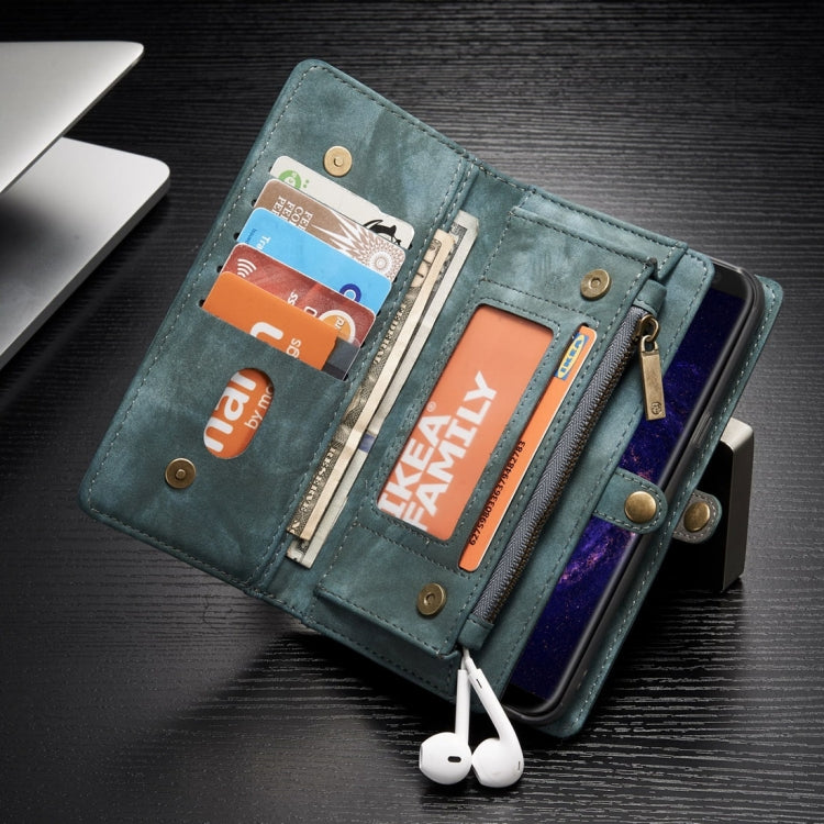 For Galaxy S8 + / G955 Crazy Horse Texture Flip Detachable Back Cover Leather Case with Card Slots & Wallet & Photo Frame
