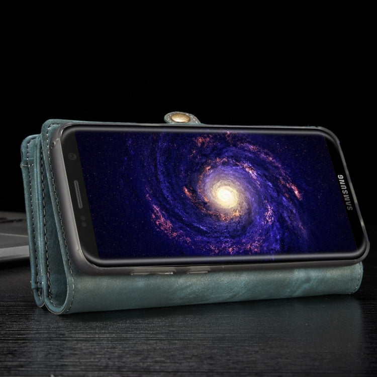For Galaxy S8 + / G955 Crazy Horse Texture Flip Detachable Back Cover Leather Case with Card Slots & Wallet & Photo Frame