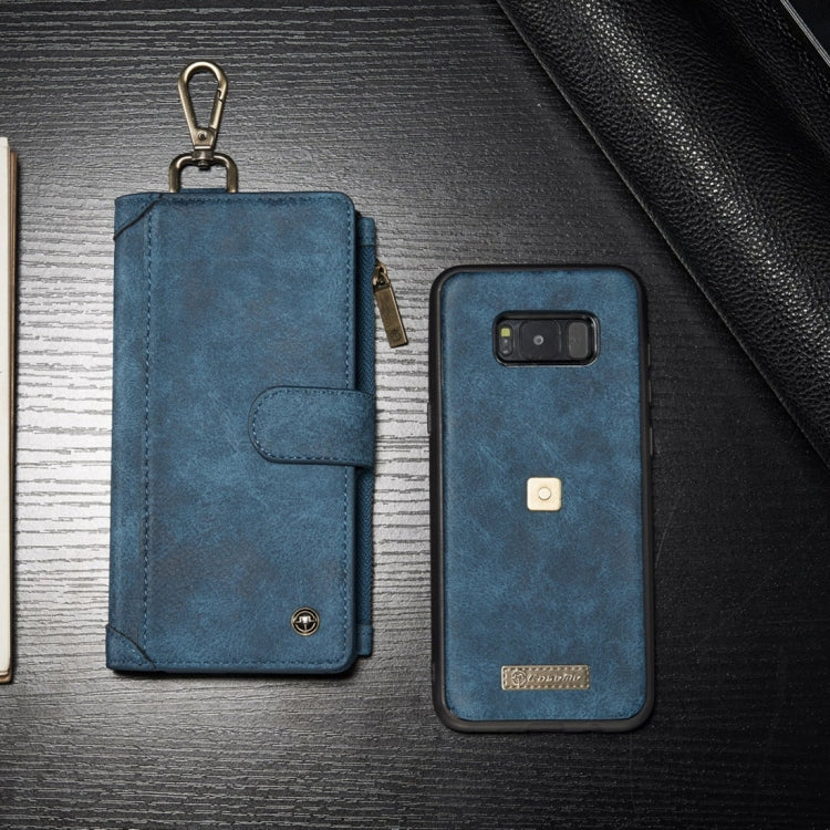 For Galaxy S8 + / G955 Crazy Horse Texture Flip Detachable Back Cover Leather Case with Hook & Card Slots & Wallet & Photo Frame