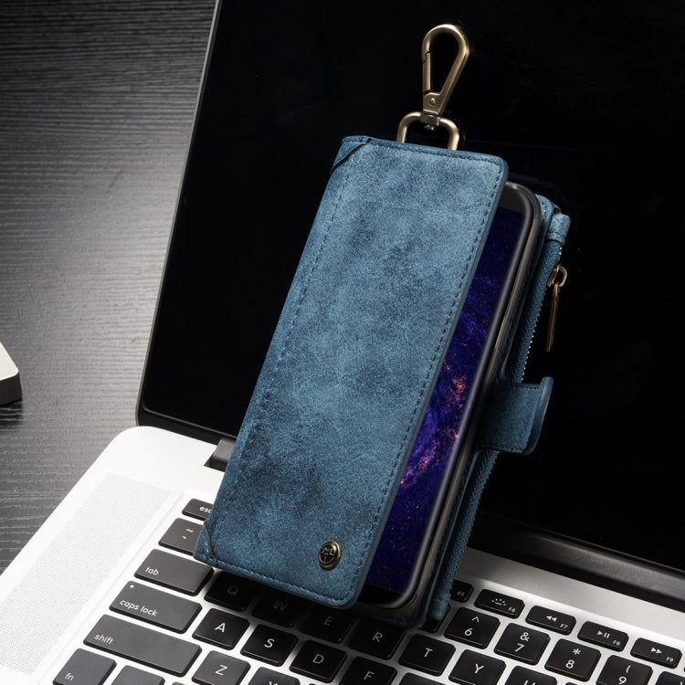 For Galaxy S8 + / G955 Crazy Horse Texture Flip Detachable Back Cover Leather Case with Hook & Card Slots & Wallet & Photo Frame