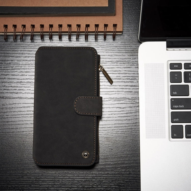 For Galaxy S8 Crazy Horse Texture Dual Flip Detachable Back Cover Leather Case with Card Slots & Wallet & Photo Frame