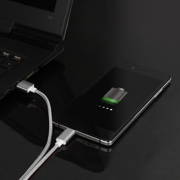 1.2m Weave Style 5V 2A Micro USB to USB 2.0 Magnetic Data / Charger Cable