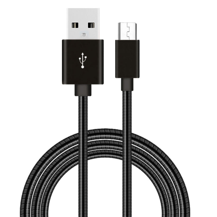1m Micro USB to USB 2.0 Flexible Metal Data Sync Charging Cable