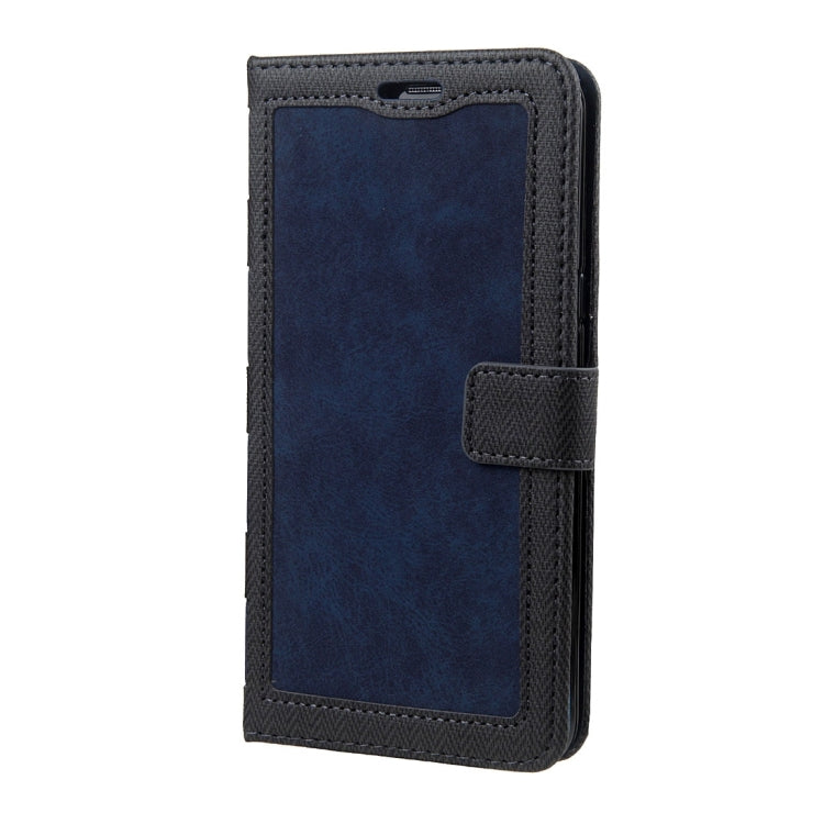 For Galaxy S8 Contrast Color Retro Denim Texture Style Horizontal Flip Leather Case with Holder & Card Slots