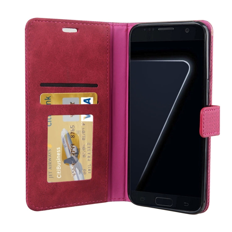 For Galaxy S8 + / G955 Contrast Color Retro Denim Texture Style Horizontal Flip Leather Case with Holder & Card Slots