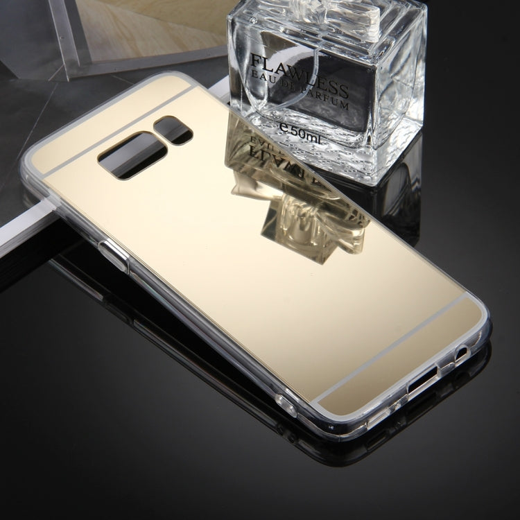 For Galaxy S8 Acrylic TPU Mirror Protective Back Cover Case